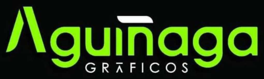 Logotipo original de Aguiñaga Gráficos